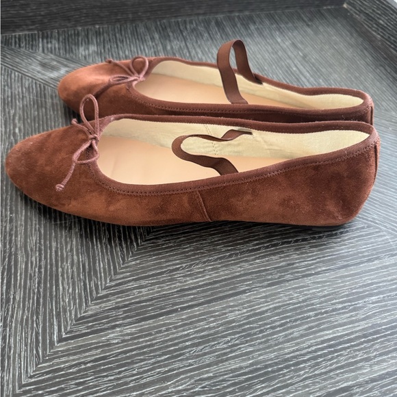 Loeffler Randall Brown Suede Ballet Flats - Picture 4 of 7